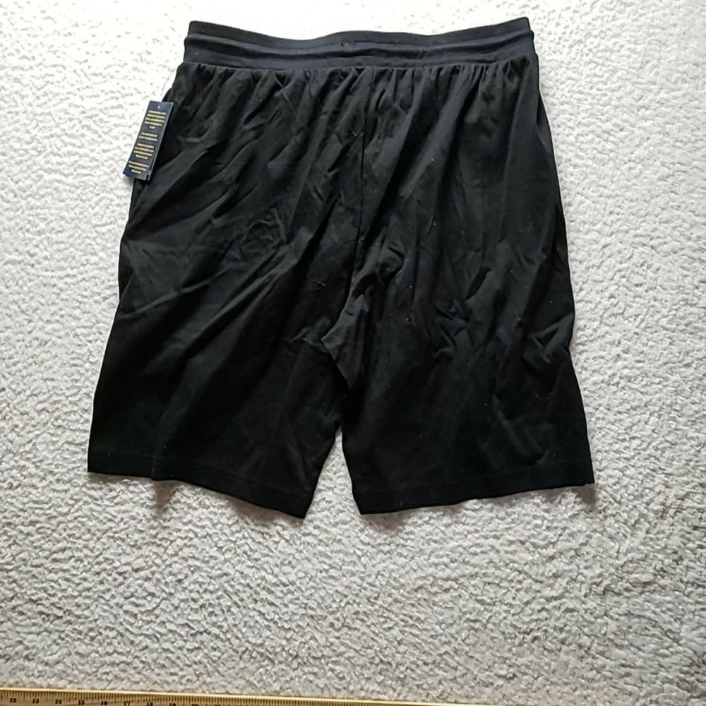 Polo Ralph Lauren Sleep Shorts Mens L Black Jersey Drawstring Lounge Pony Logo